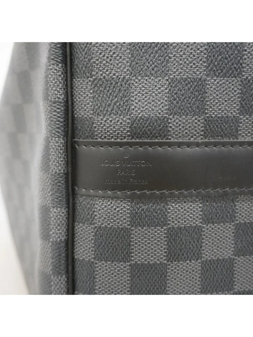 Louis Vuitton Boston Bag Damier Graphite Keepall Bandouliere 55 Black